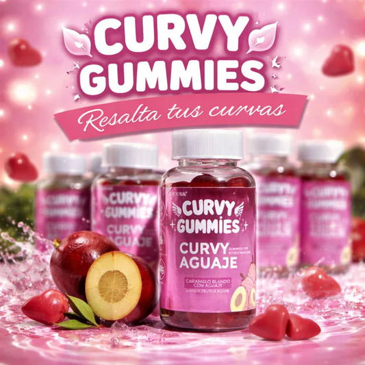 Curvy Gummies Originales - Aguaje Gomitas 60 Unidades